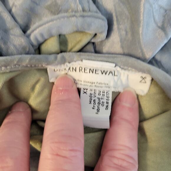 Urban Renewal Textured Crushed Velvet Midi Dress Summer Beachy Vacation Size XS - Picture 4 of 11